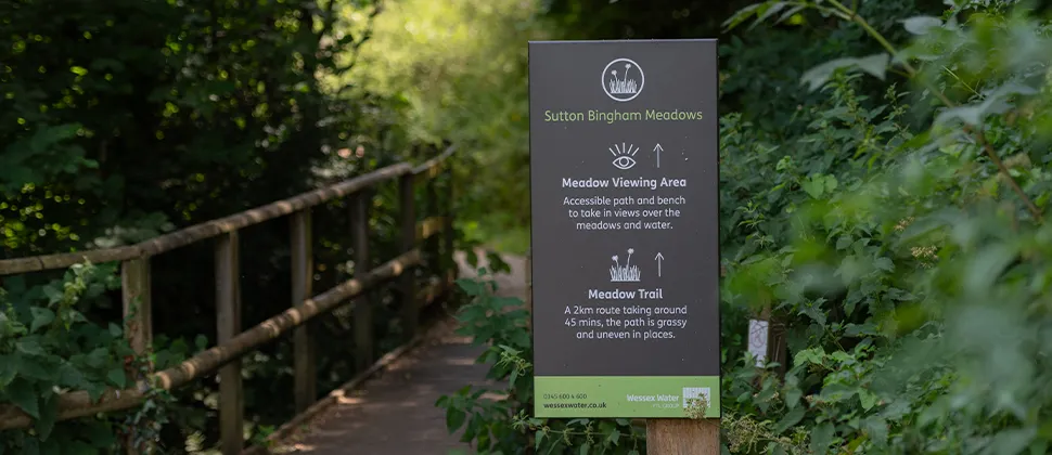Sutton Bingham Meadows Sign