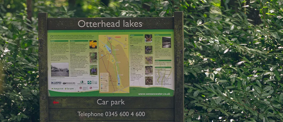Otterhead Lakes Welcome Sign