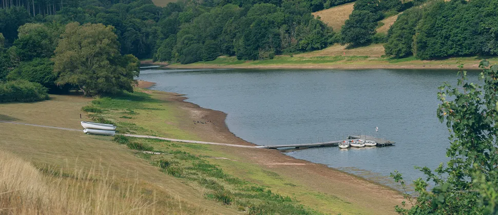 Landscape View Of Hawkridge Reservoir