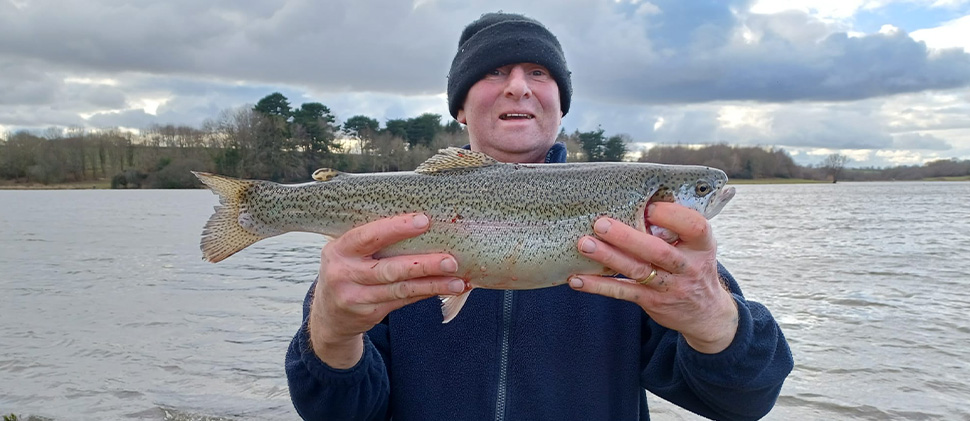 Man holding a fish