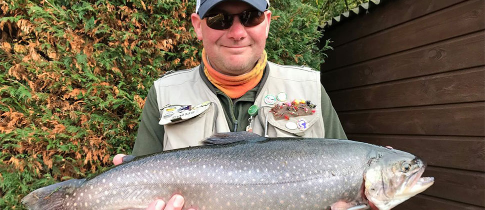 Man holding a fish