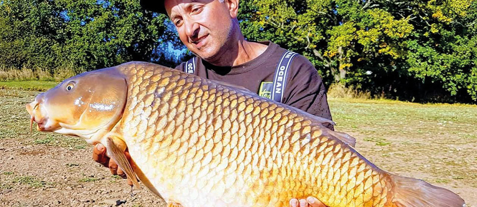 Man holding a fish